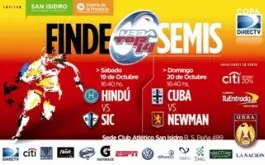 Horarios y sedes para las semifinales
