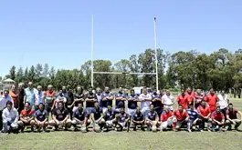 Inauguraron primera cancha de rugby en contexto de encierro