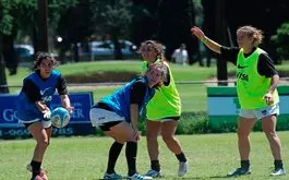 Concentracion del Rugby Femenino en AFA