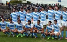 Formacion de Los Pumas vs. Sudamerica XV