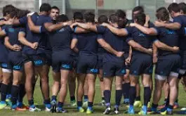 Plantel de Los Pumas para la gira por Oceania