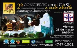 Concierto a beneficio de Caritas San Isidro