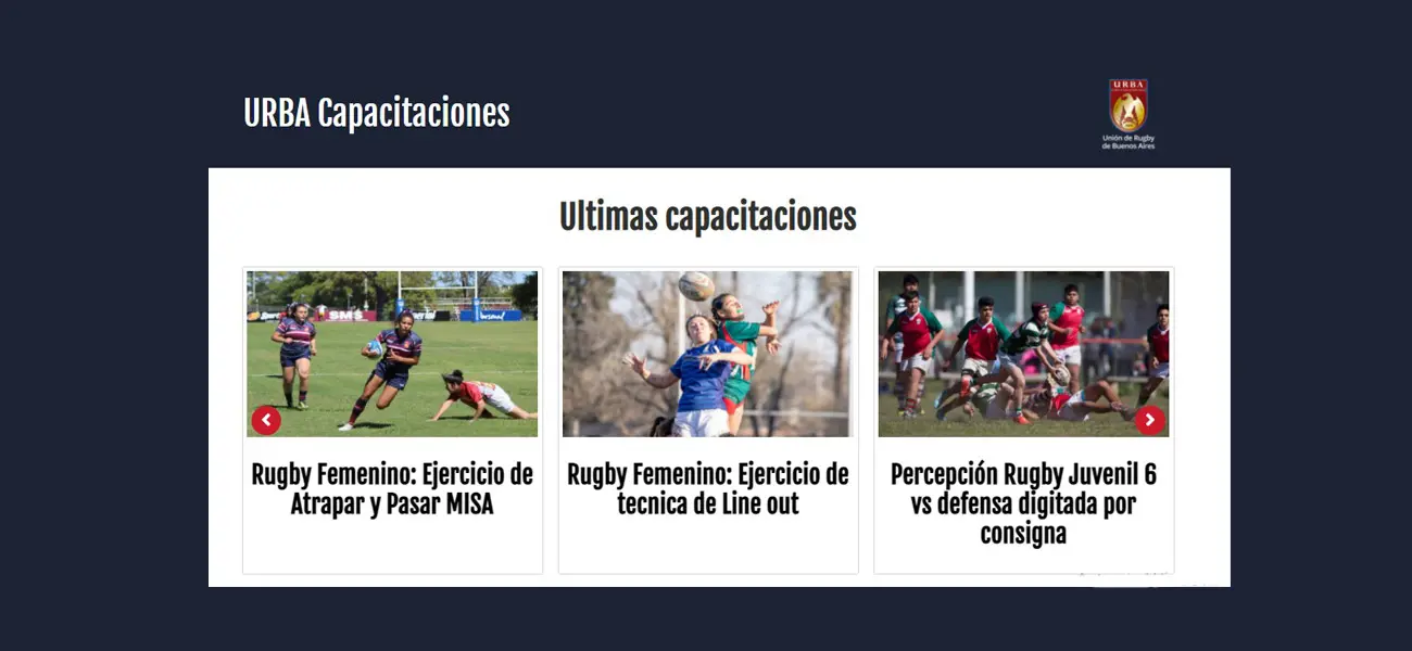 Nueva sección de videos técnicos de capacitaciones URBA