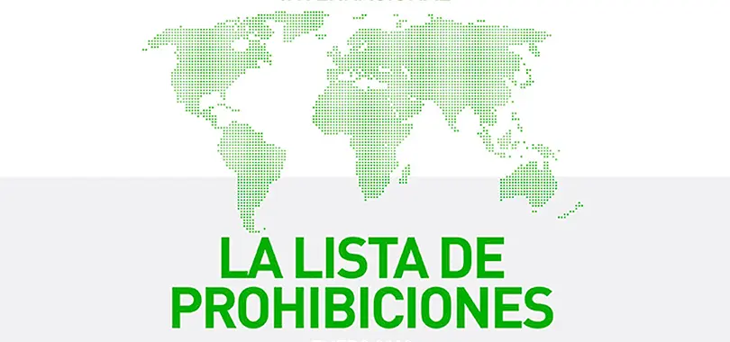 Listado de sustancias y métodos prohibidos por la Comisión Nacional Antidopaje