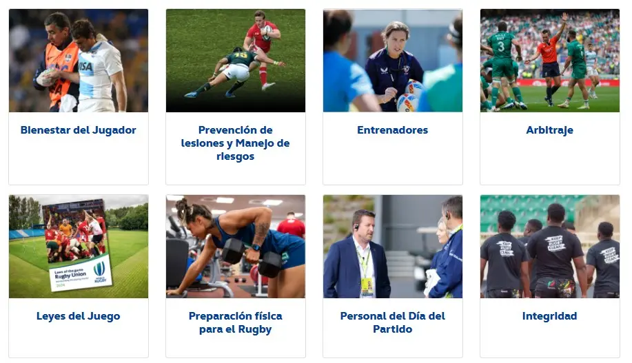 Passport: El sitio de World Rugby de aprendizaje online
