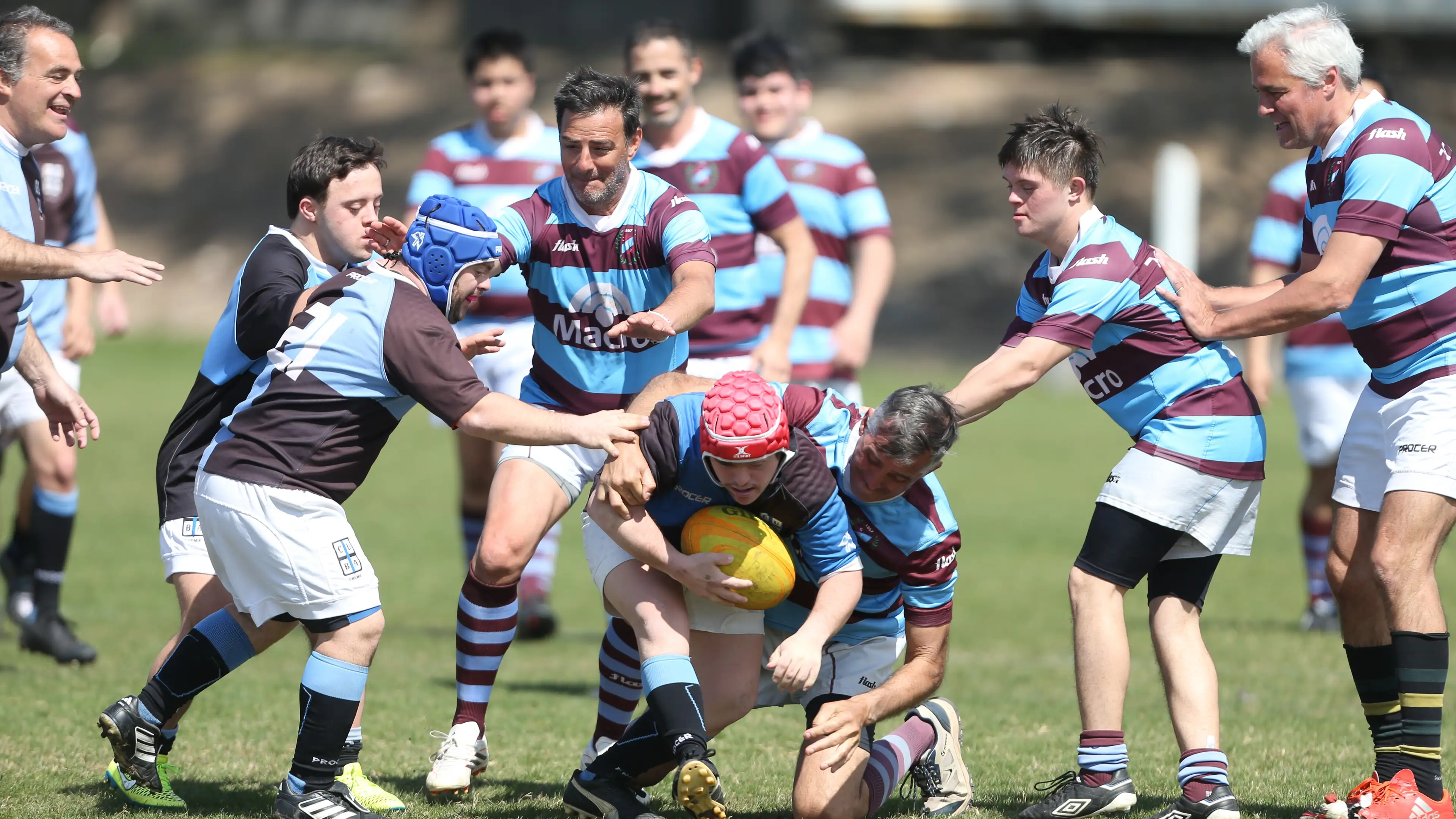 Encuentro de clubes de Rugby Inclusivo de la URBA en BIEI
