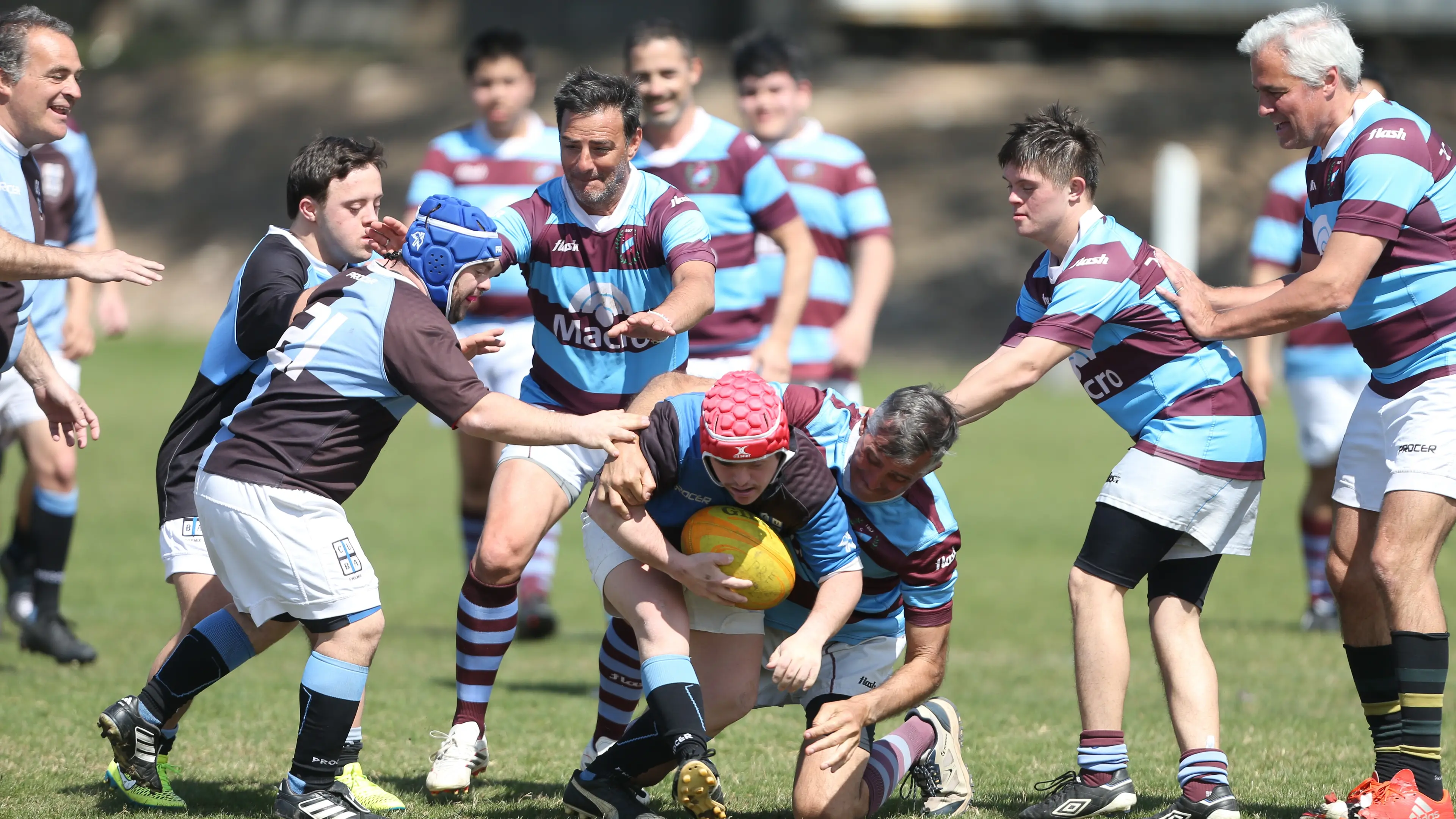 Encuentro de clubes de Rugby Inclusivo de la URBA en BIEI